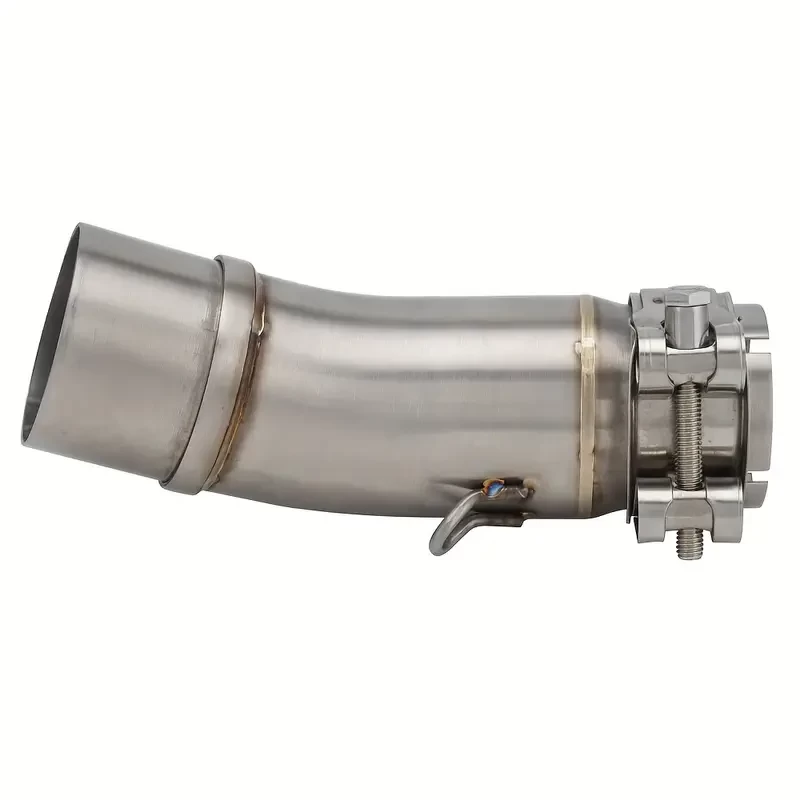 Motorcycle Slip-On Exhaust with Muffler Removable Carbon Fiber Color Exhaust Slip-on Silencers for Ninja 400 Z400 2016-2022 Street Scooter